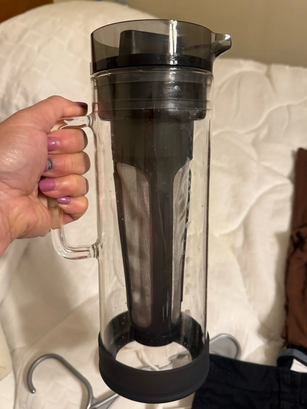 Primula Cold Brew Carafe, 50oz Mesh Brew Core with Flavor Mixer